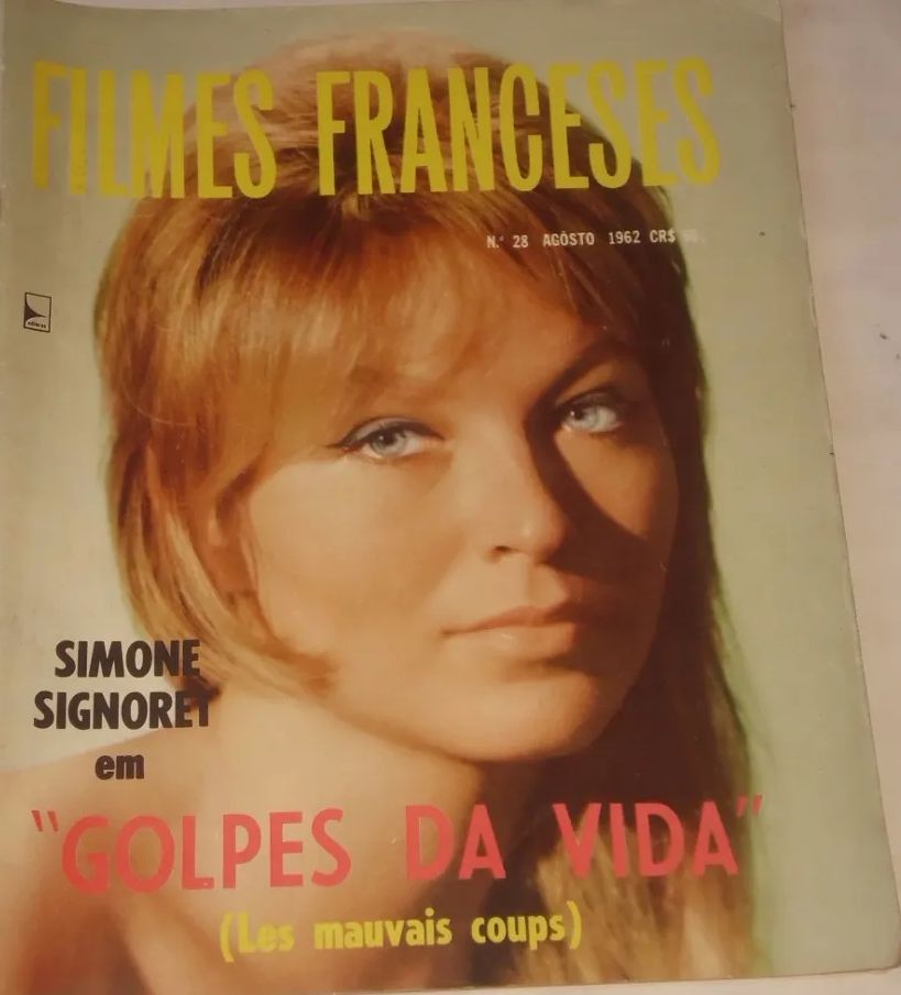 FILMES FRANCESES magazine side cover Issue 28  August 1962