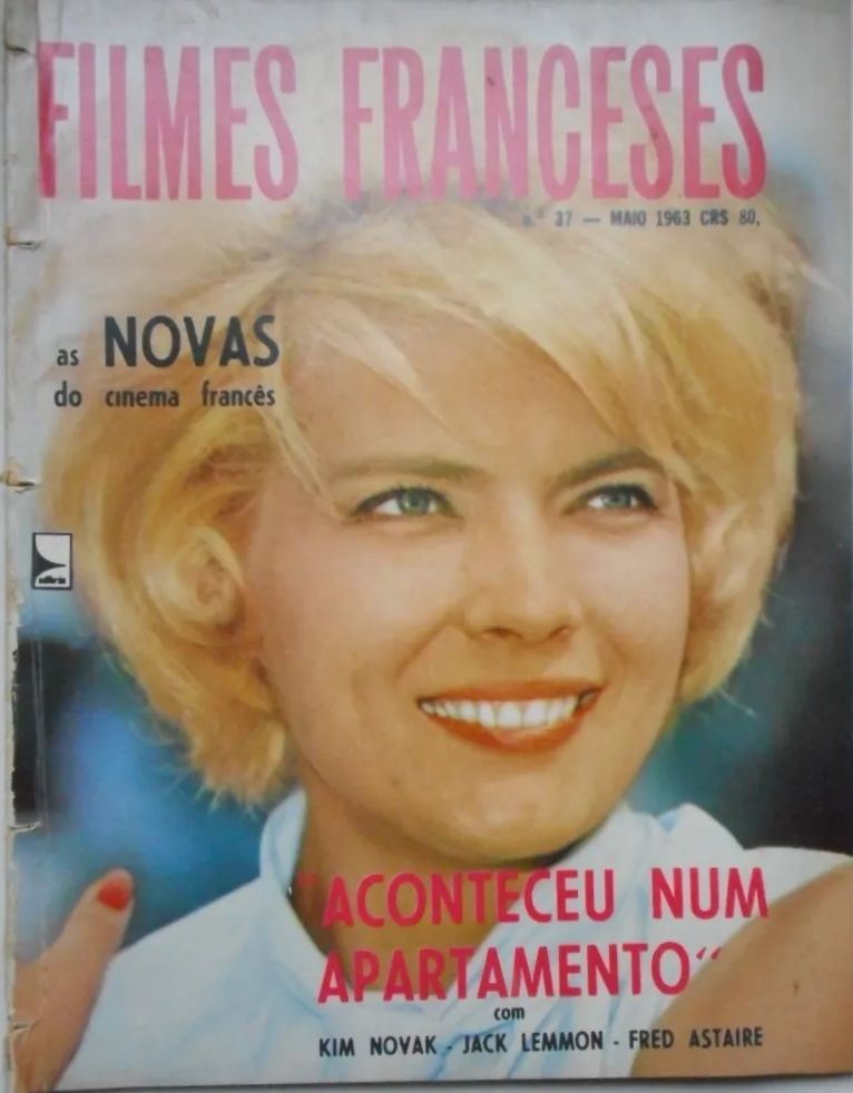 FILMES FRANCESES magazine side cover Issue 37  May 1963