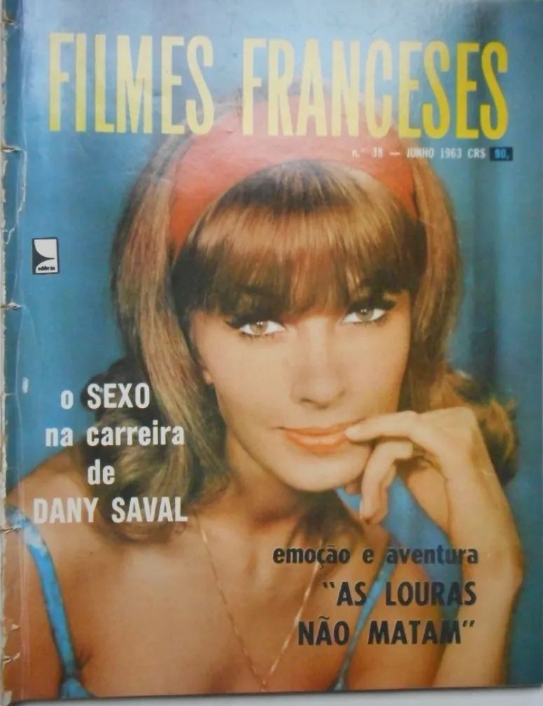 FILMES FRANCESES magazine side cover Issue 38  June 1963