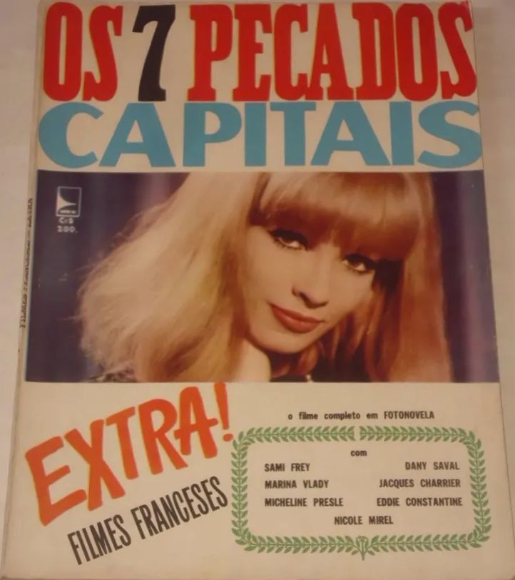 FILMES FRANCESES magazine side cover Issue 39  July 1963