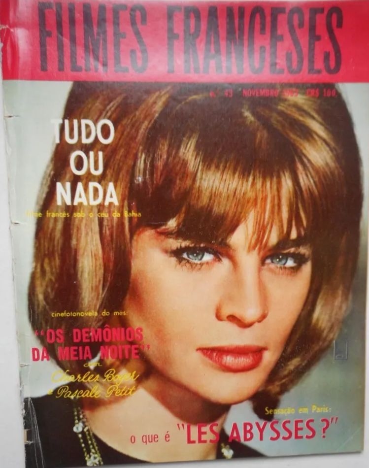 FILMES FRANCESES magazine side cover Issue 43  November 1963