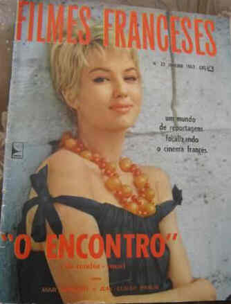 FILMES FRANCESES magazine side cover Issue 33  January 1963