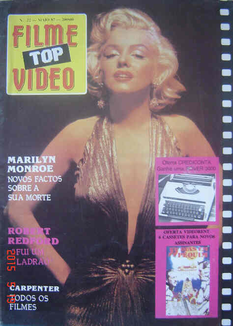 FILME TOP VIDEO magazine side cover Issue 22 May 1987
