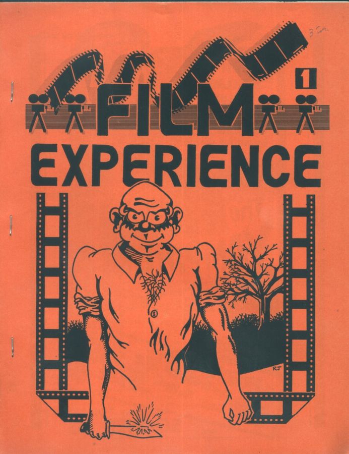 FILM EXPERIENCE magazine side cover Issue 1  1988