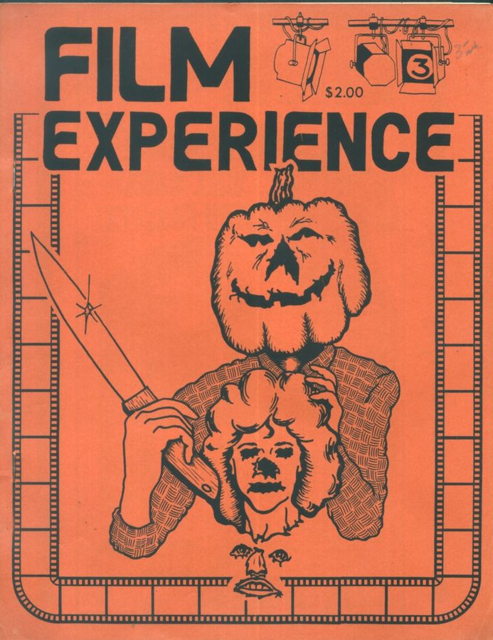 FILM EXPERIENCE magazine side cover Issue 3 Halloween 1989