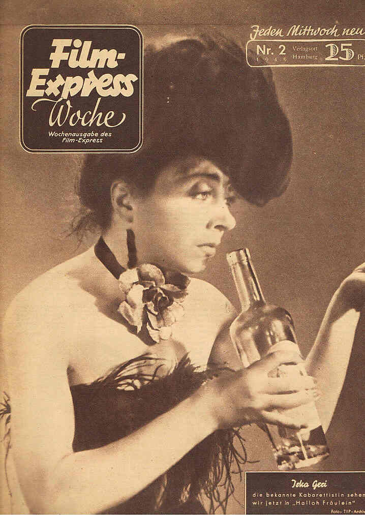 FILM-EXPRESS WOCHE magazine side cover Issue 2  1949