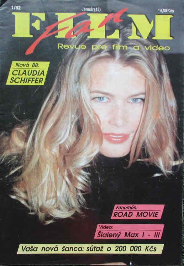 FILM FAN magazine side cover January 1992