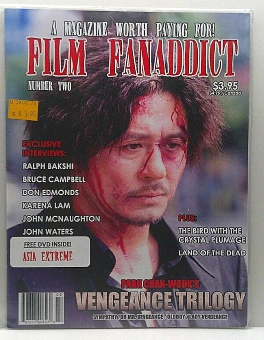 FILM FANADDICT magazine side cover Issue 2  2006