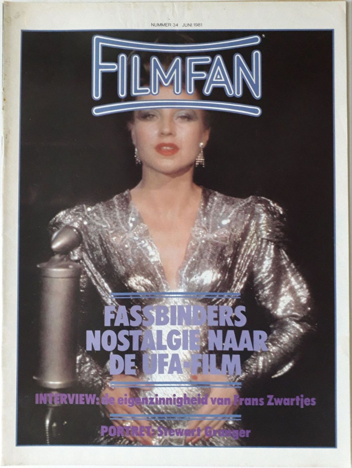 FILMFAN magazine side cover Issue 34  June 1981