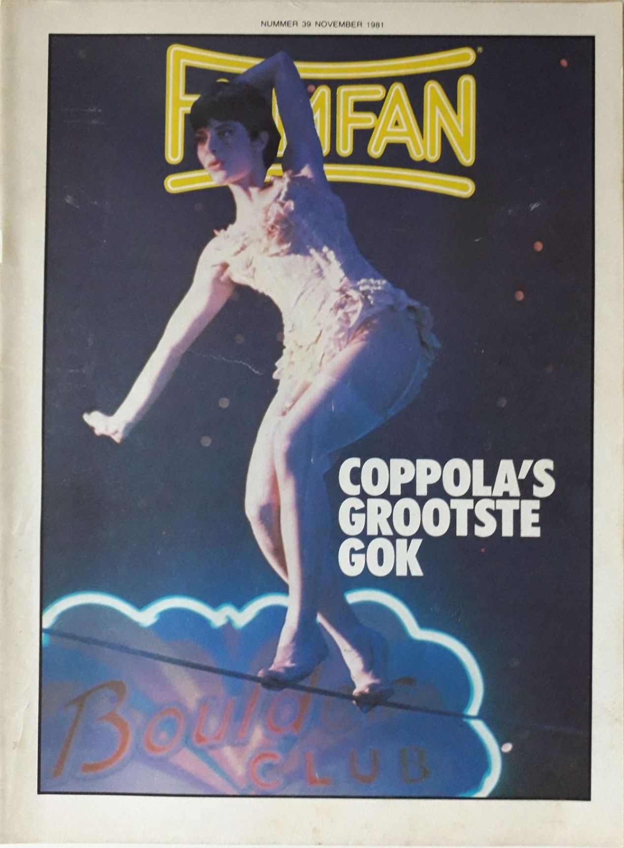 FILMFAN magazine side cover Issue 39  November 1981