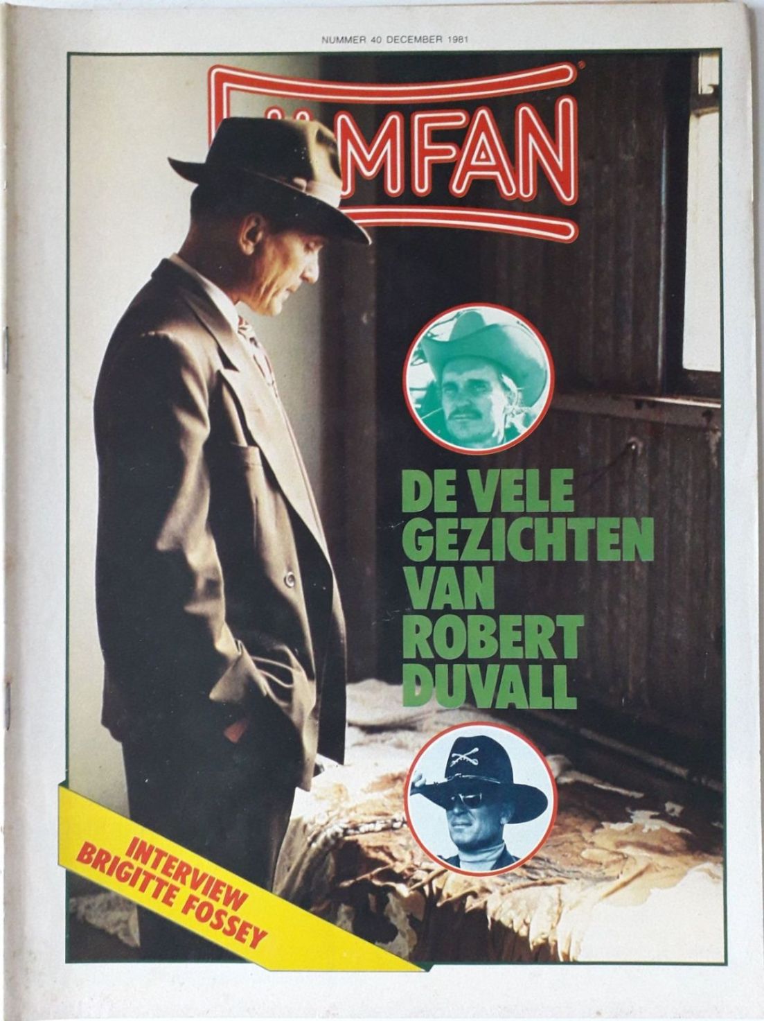 FILMFAN magazine side cover Issue 40  December 1981