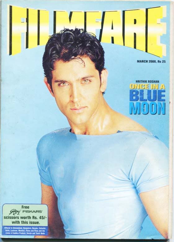 FILMFARE magazine side cover March 2000