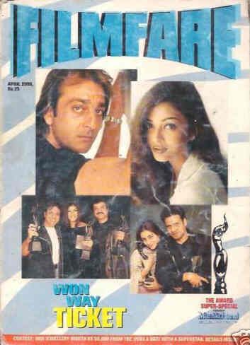 FILMFARE magazine side cover April 2000