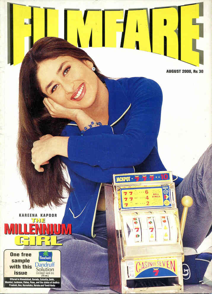 FILMFARE magazine side cover August 2000