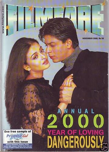 FILMFARE magazine side cover November 2000