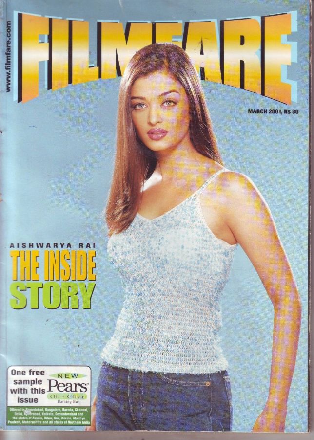 FILMFARE magazine side cover March 2001