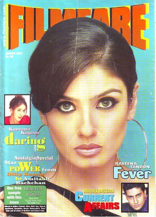FILMFARE magazine side cover March 2002