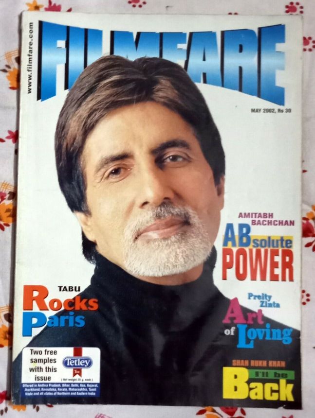 FILMFARE magazine side cover May 2002