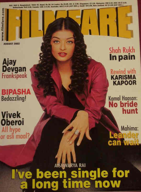 FILMFARE magazine side cover August 2002