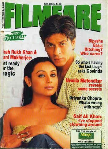 FILMFARE magazine side cover June 2003