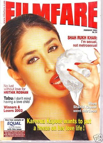 FILMFARE magazine side cover February 2004