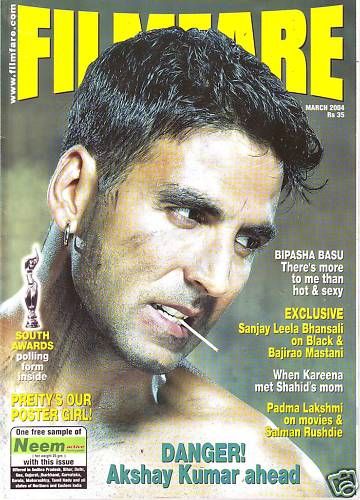 FILMFARE magazine side cover March 2004