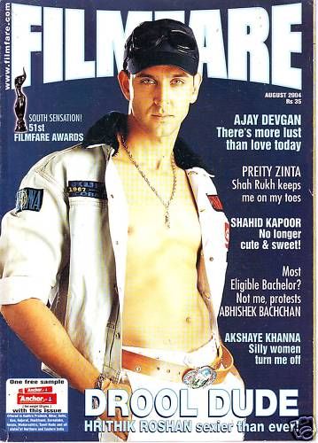 FILMFARE magazine side cover August 2004