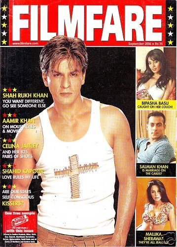 FILMFARE magazine side cover September 2004