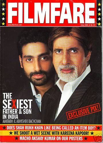 FILMFARE magazine side cover July 2005