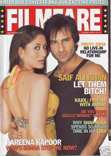 FILMFARE magazine side cover October 2005