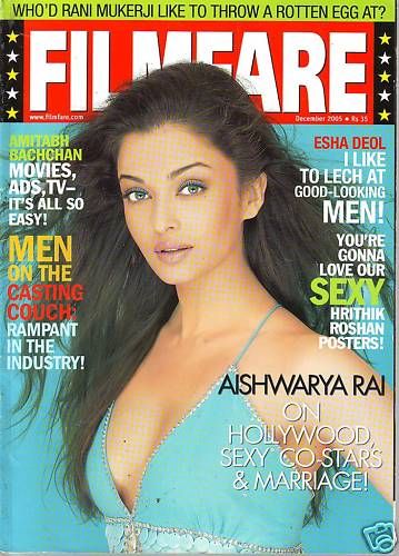FILMFARE magazine side cover December 2005