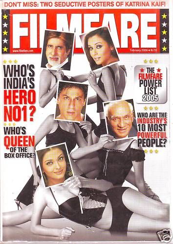 FILMFARE magazine side cover February 2006