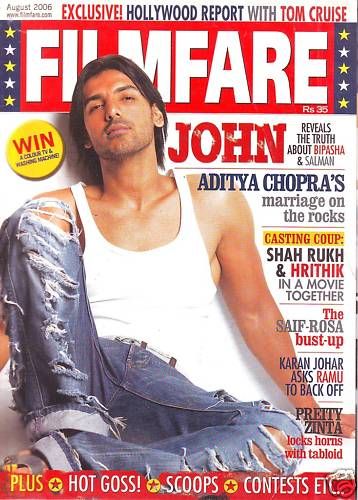 FILMFARE magazine side cover August 2006