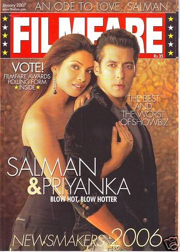 FILMFARE magazine side cover January 2007