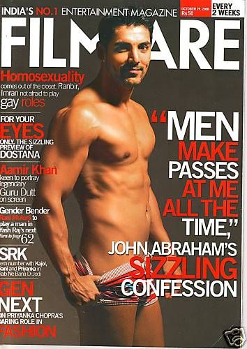 FILMFARE magazine side cover 29 October 2008