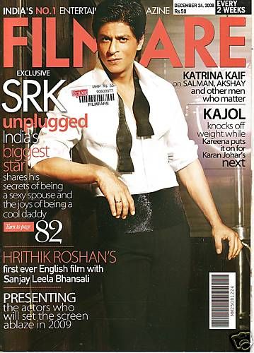 FILMFARE magazine side cover 24 December 2008