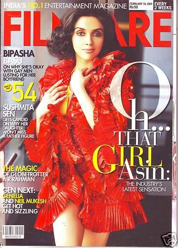 FILMFARE magazine side cover 18 February 2009