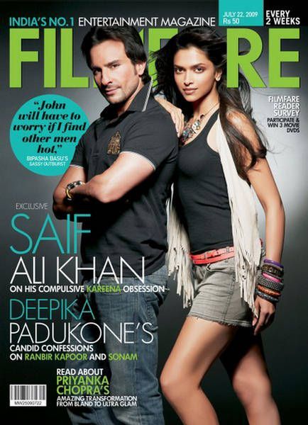 FILMFARE magazine side cover 22 July 2009