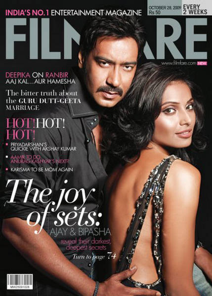 FILMFARE magazine side cover 28 October 2009