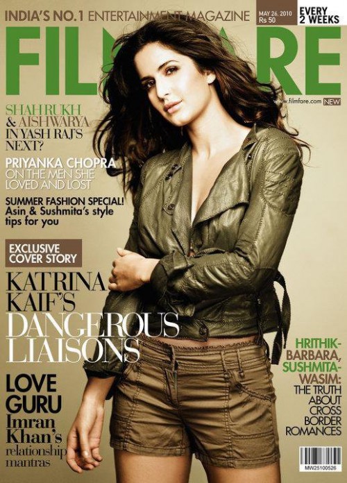 FILMFARE magazine side cover 26 May 2010