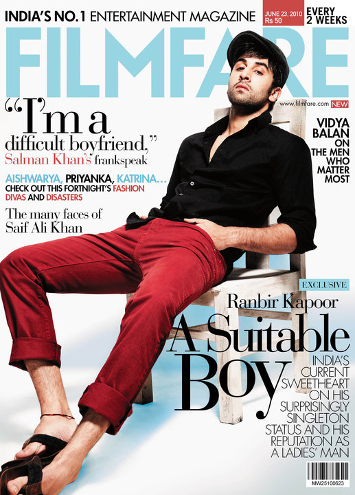 FILMFARE magazine side cover 23 June 2010