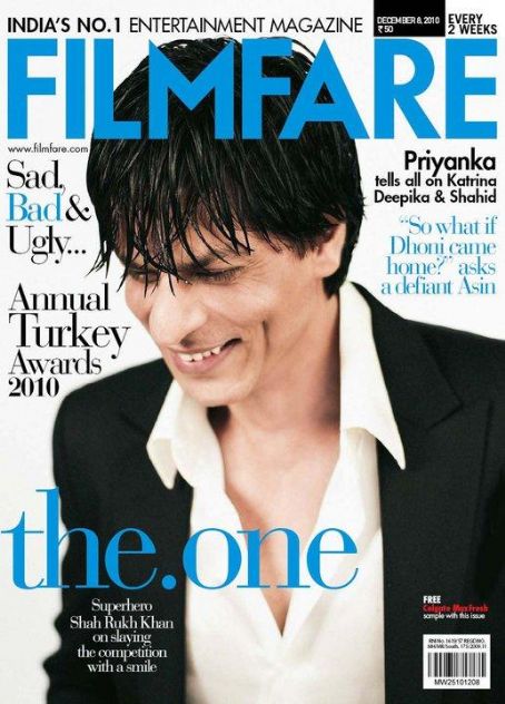 FILMFARE magazine side cover 8 December 2010