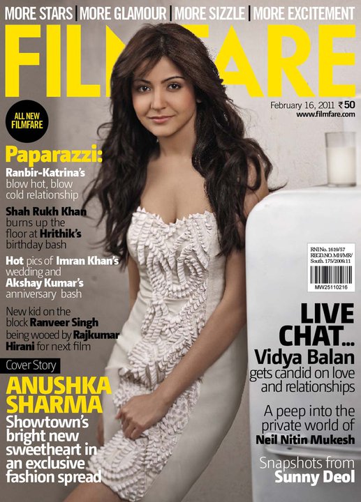 FILMFARE magazine side cover 16 February 2011
