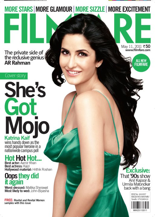FILMFARE magazine side cover 11 May 2011