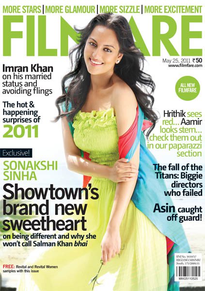 FILMFARE magazine side cover 25 May 2011