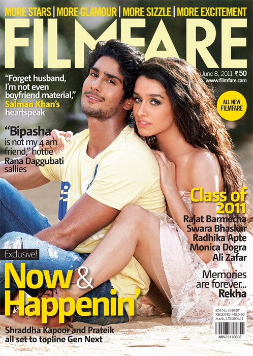 FILMFARE magazine side cover 8 June 2011