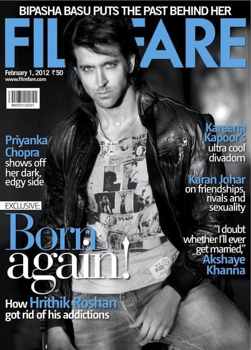 FILMFARE magazine side cover 1 February 2012