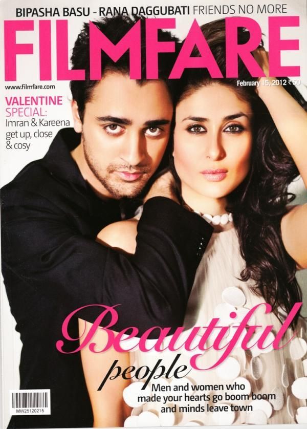 FILMFARE magazine side cover 15 February 2012