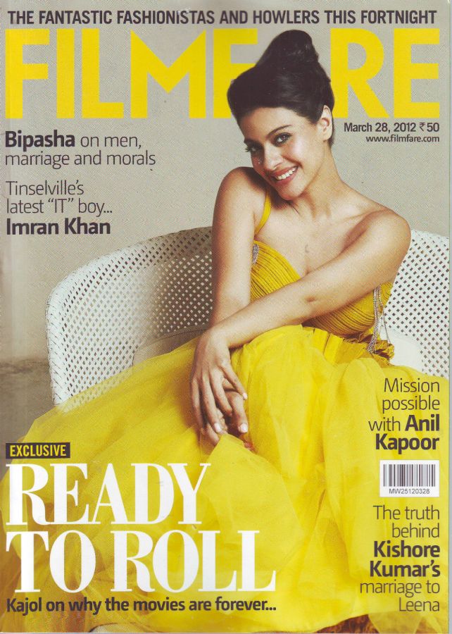 FILMFARE magazine side cover 28 March 2012