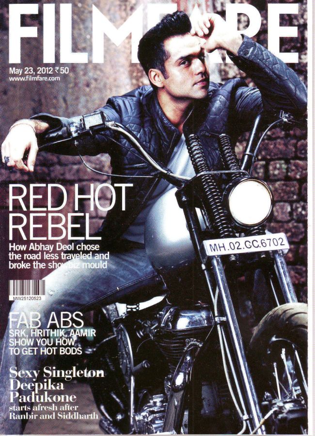 FILMFARE magazine side cover 23 May 2012